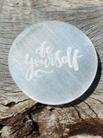 Be Yourself Selenite Charging Plate ❤️❤️