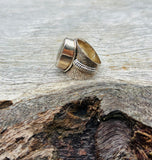 Rutilated Quartz with 925 Sterling Silver Ring