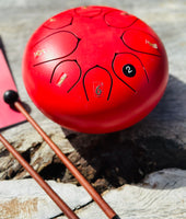 Steel Tongue Harmony Drum Red Large ❤️