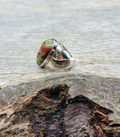 Ocean Jasper Sterling Silver Ring