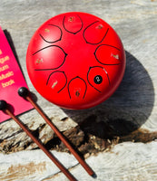 Steel Tongue Harmony Drum Red Large ❤️