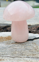 Rose Quartz Large Mushrooms