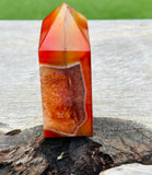 Carnelian Druzy Tower ❤️