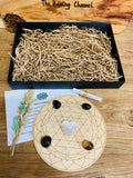 Crystal Grid Starter Box for Grounding and Protection ❤️