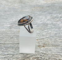 Boulder Opal 925 Sterling Silver Ring