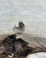Chrysoprase with Sterling Silver Ring