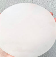 Round Selenite Charging Plate Large 14cm-15cm