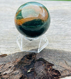 Ocean Jasper Sphere with Stand No 3