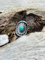Turquoise Shield Ring