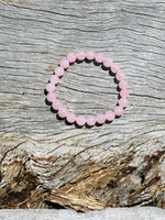 Rose Quartz Beaded Bracelet 💗