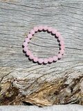 Rose Quartz Beaded Bracelet 💗