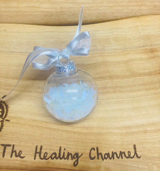 Opalite Christmas Crystal Baubles 🎄