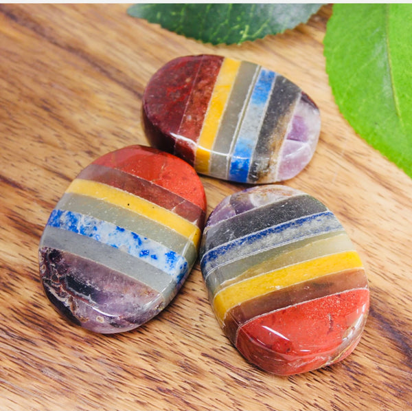 Chakra Palm Stone