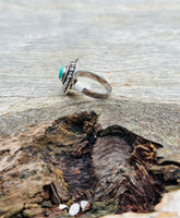 Sterling Silver with Turquoise Ring