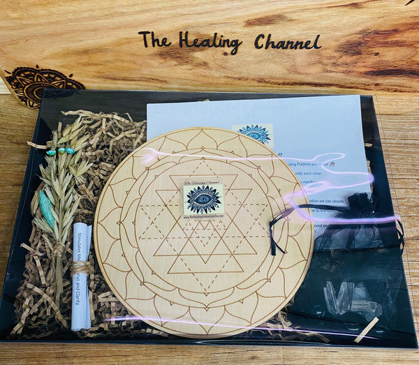 Crystal Grid Starter Box for Grounding and Protection ❤️