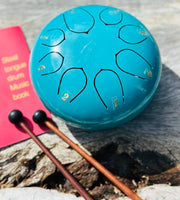 Steel Tongue Harmony Drum Blue Large ❤️