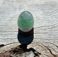 Fluorite Egg with Stand