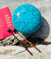 Steel Tongue Harmony Drum Blue Large ❤️
