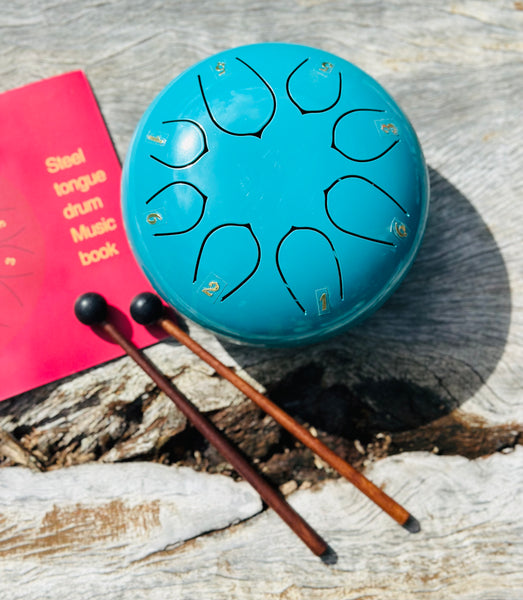 Steel Tongue Harmony Drum Blue Large ❤️