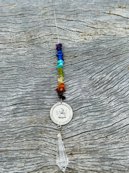 Chakra Balancing Guardian Angel Suncatcher