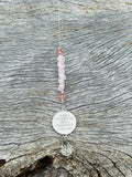 Rose Quartz Guardian Angel Suncatcher