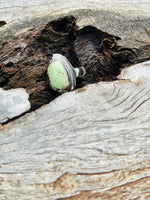 Chrysoprase with Sterling Silver Ring