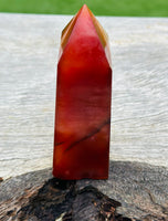 Carnelian Druzy Tower ❤️