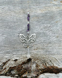 Amethyst Butterfly Sun catcher Large