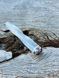 Selenite / Fluorite Wand