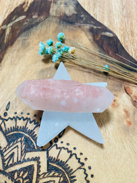 Pink Phantom Quartz Point