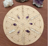 Crystal Grid Board - Seed of Life Design ❤️