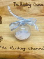 Rose Quartz Christmas Crystal Baubles 🎄