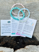 Truth, Courage, Clarity, New Beginnings, Love & Warmth Stacking Beads Set 💕