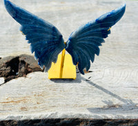 Blue Adventurine Butterfly Wings on Stand 🦋