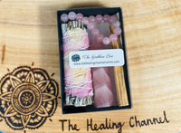 The Goddess Rose Quartz Crystal Smudge Kit ❤️❤️