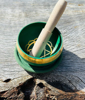 Tibetan Singing Bowl Heart Chakra Green