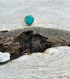 Turquoise with Sterling Silver Ring Size 7.5