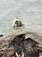 Moonstone Sterling Silver Ring Size 8