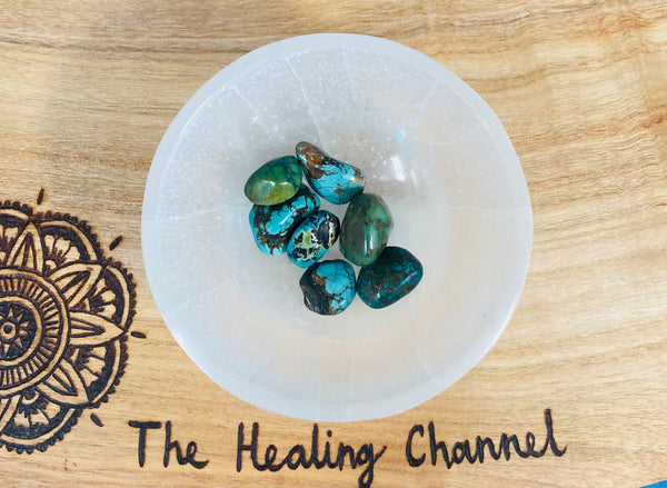 Tibetian Turquoise Tumbled Stone