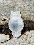 Selenite Owl Trinket Bowl Small 🦉