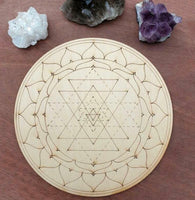 Crystal Grid Board - Sri Yantra Design ❤️