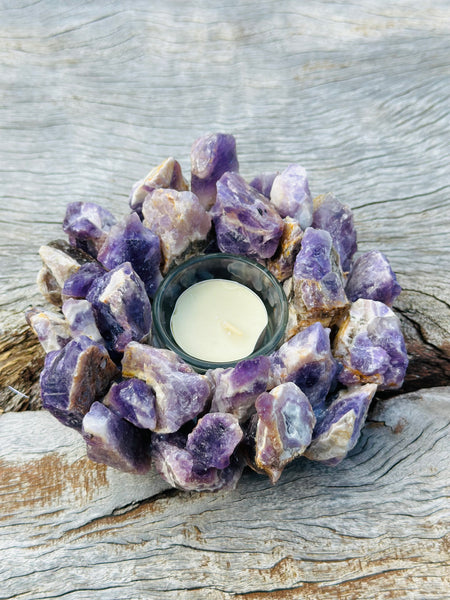 Amethyst Tealight Holder