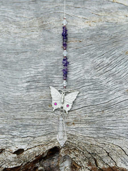 Amethyst Heart SunCatcher