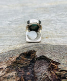 Turquoise 925 Silver Ring Size 8