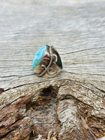 Larimar with 925 Sterling Silver Ring ❤️