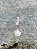 Rose Quartz Guardian Angel Suncatcher
