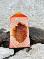 Carnelian Druzy Tower ❤️