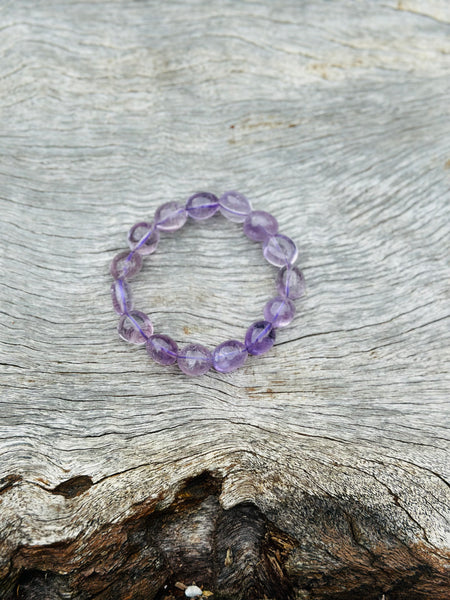 Amethyst Nugget Beaded Bracelet 💜