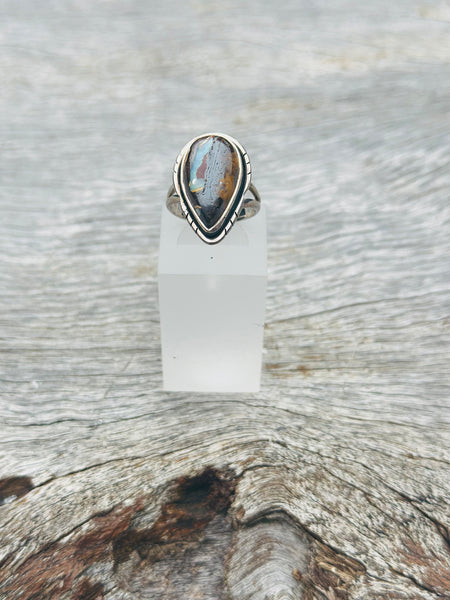 Boulder Opal 925 Sterling Silver Ring