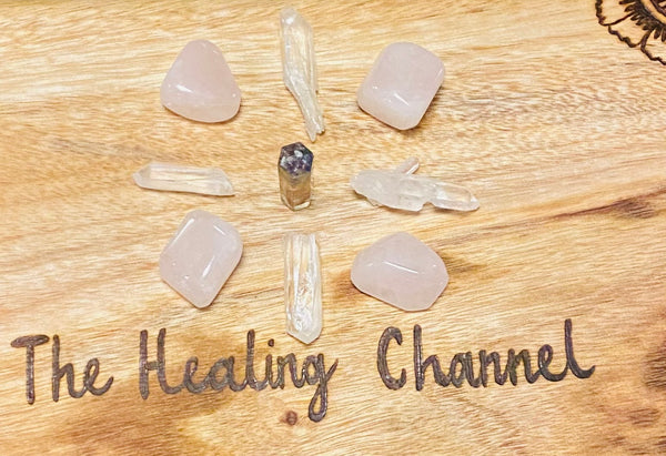 Chakra Balancing and Harmony Grid Kit Crystals